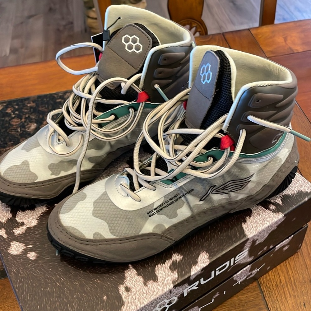 KS INFINITY EDGE ADULT WRESTLING SHOES - COWBOY size 10